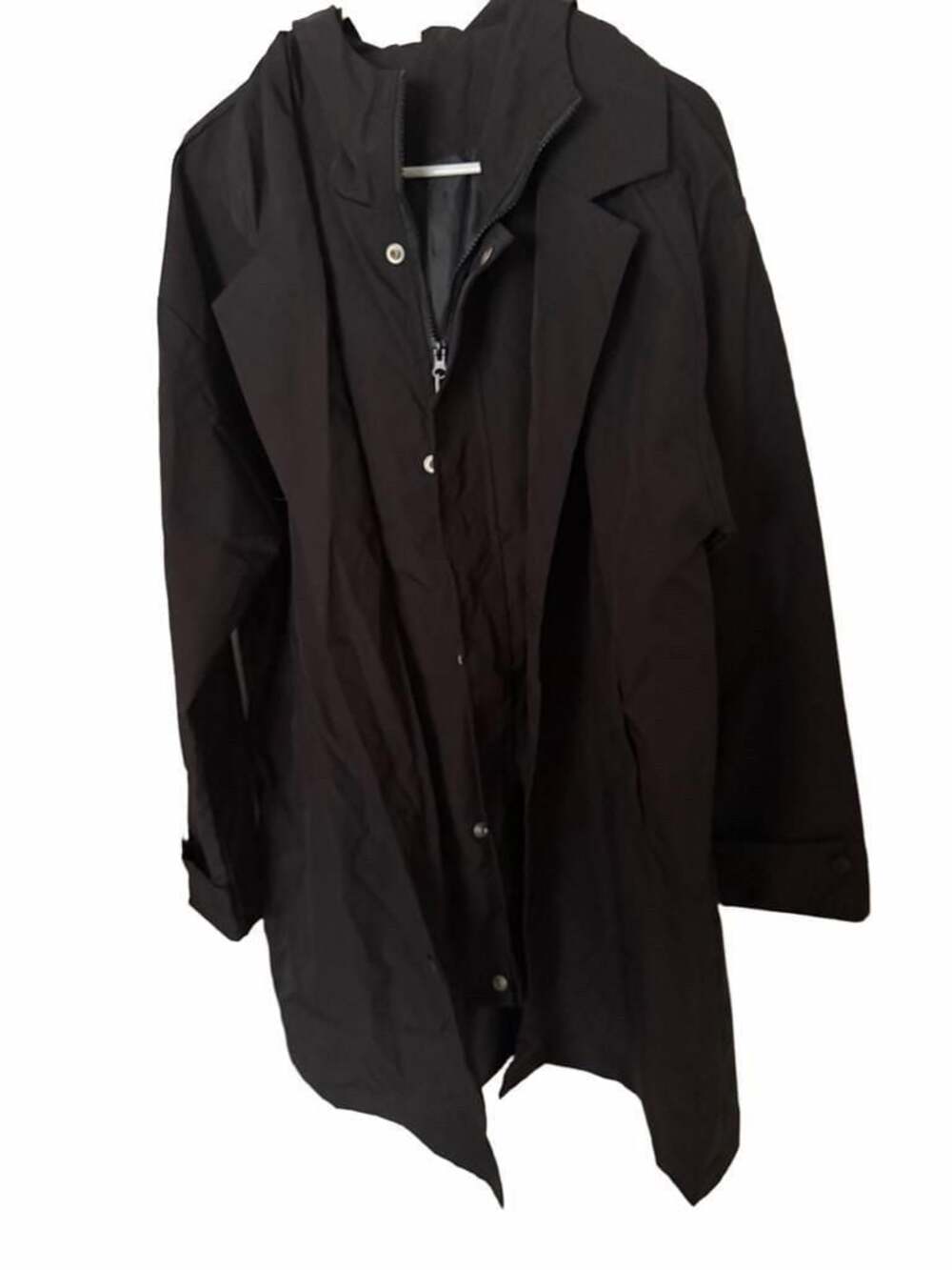 Men’s Black Hooded Jacket Size 5XL